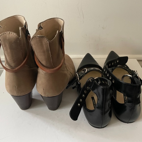 2 Pairs Zara Boots Flat - Picture 2 of 3